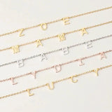 BROOKE Personalized Loose Letter Necklace - ZEN&CO Studio