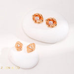 CAMELIA Flower Stud Earrings - ZEN&CO Studio