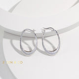 CARLA Oval big hoop earrings - ZEN&CO Studio