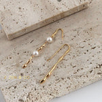 CARMEN Asymmetric long dangle earring - ZEN&CO Studio