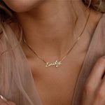 CARRIE Personalized Nameplate necklace - ZEN&CO Studio