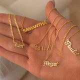 CARRIE Personalized Nameplate necklace - ZEN&CO Studio