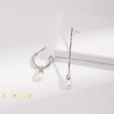 CELINE Asymmetric dangle earrings - ZEN&CO Studio