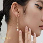 CELINE Asymmetric dangle earrings - ZEN&CO Studio