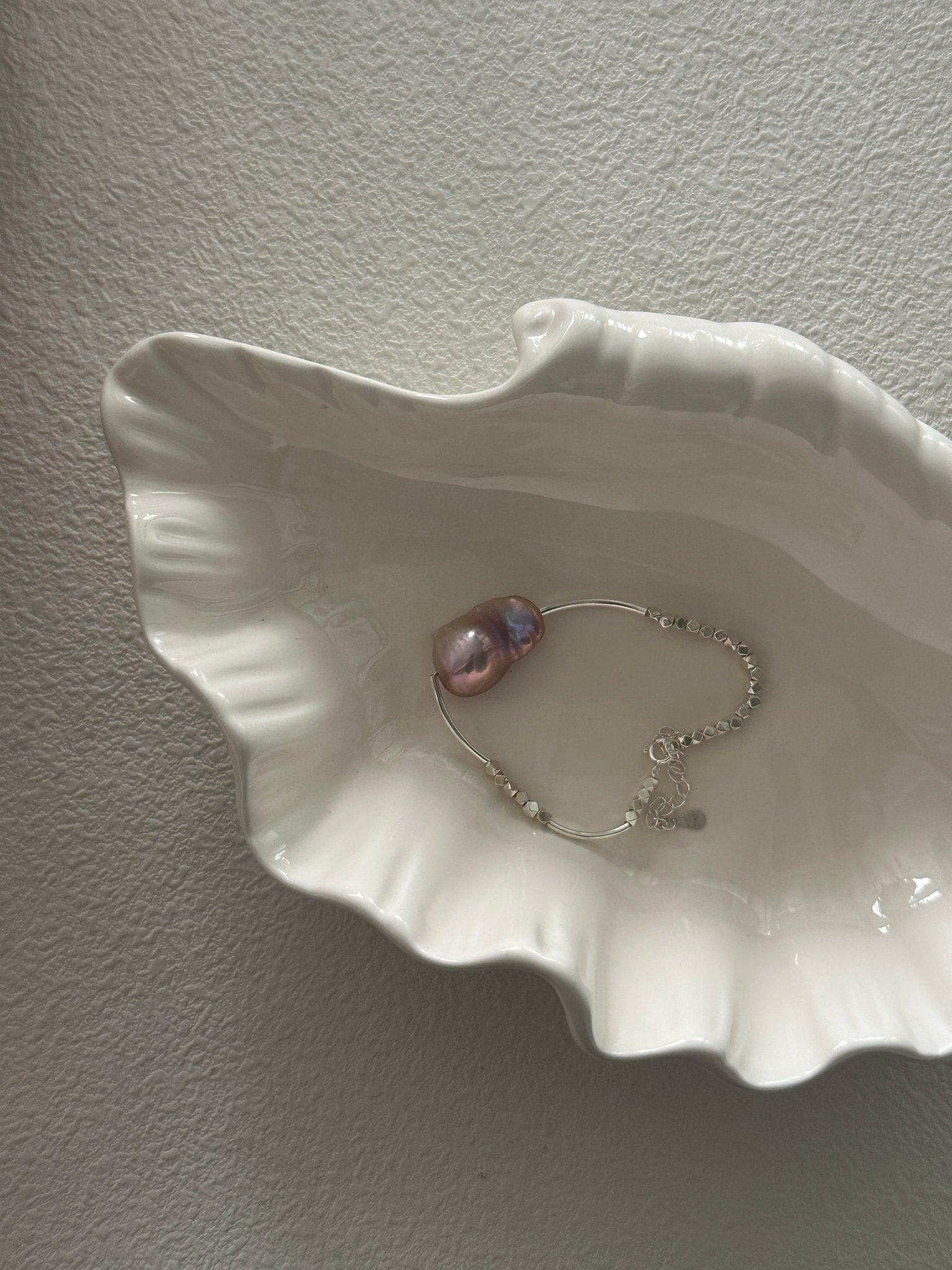 CHIARA Purple Baroque Pearl Bracelet - ZEN&CO Studio