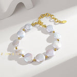 DIANA Baroque pearl button bracelet - ZEN&CO Studio