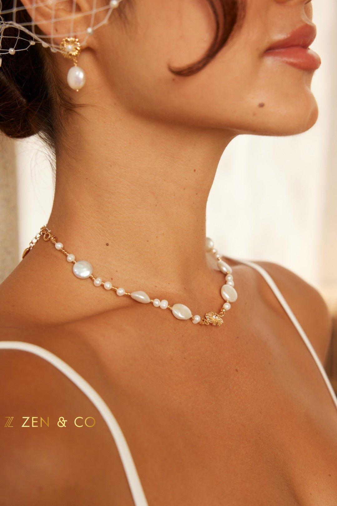 DOMINIQUE Extravagant Pearl Necklace - ZEN&CO Studio