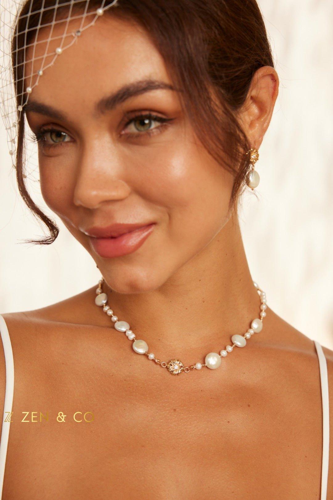 DOMINIQUE Extravagant Pearl Necklace - ZEN&CO Studio