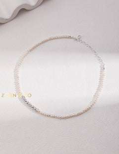 DOTTIE Tiny Beaded pearl necklace - ZEN&CO Studio