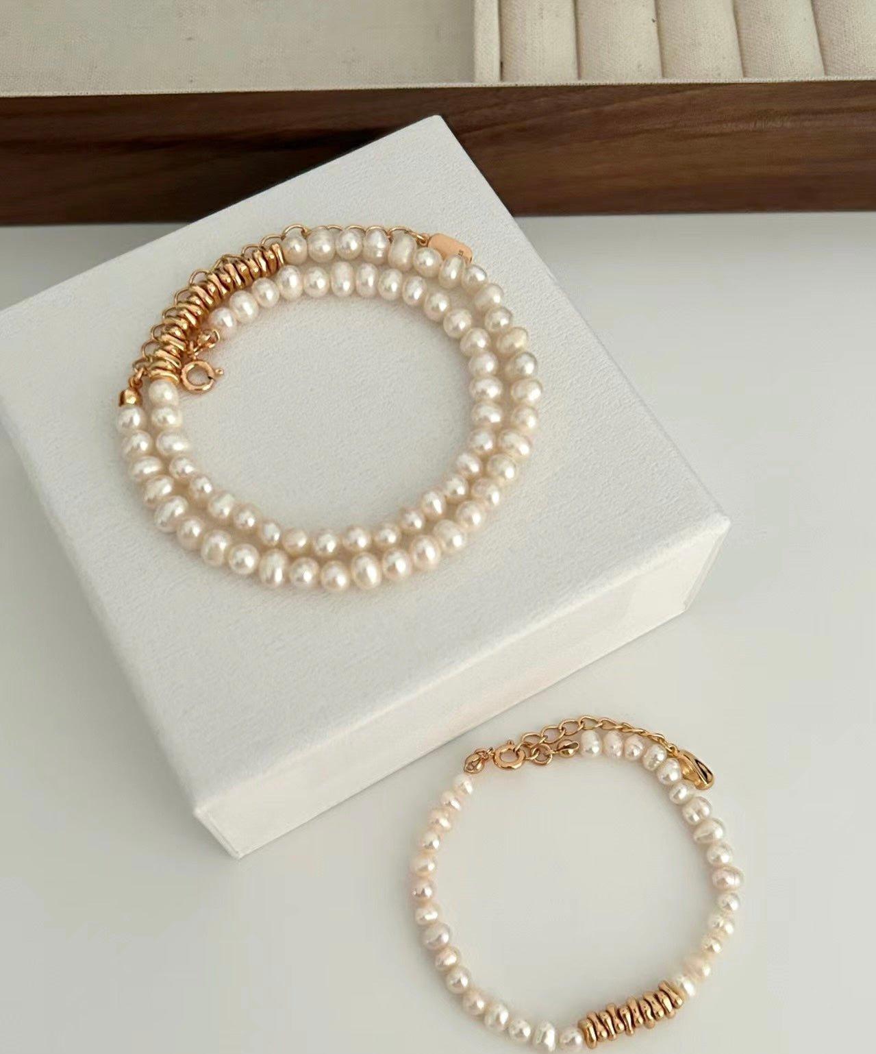 DOTTIE Tiny Beaded pearl necklace - ZEN&CO Studio