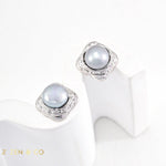 ELEANOR Pearl Stud Earrings - ZEN&CO Studio