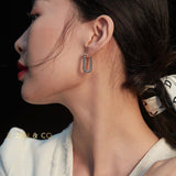 FANNY Dainty square hoop earrings - ZEN&CO Studio