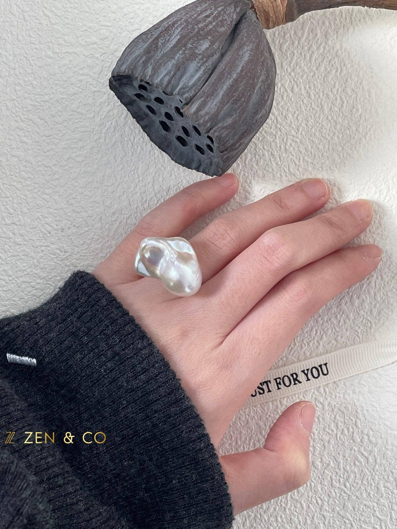 FELICITY Baroque pearl ring - ZEN&CO Studio