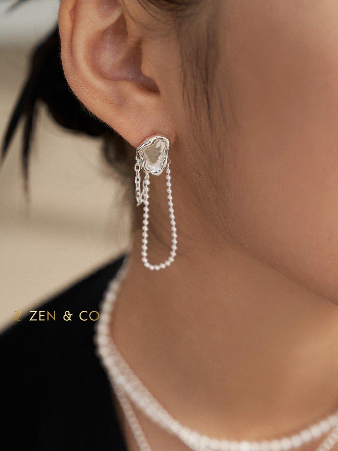 GARDA Fluid Way of Water dangle earrings - ZEN&CO Studio