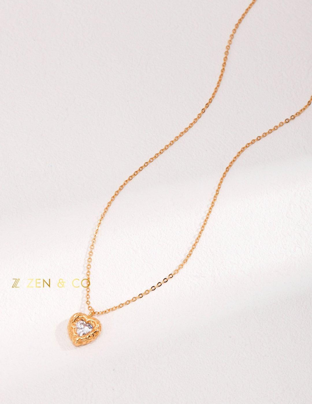 GEMA Barbie inspired heart pendant necklace - ZEN&CO Studio