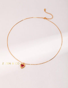 GEMA Barbie inspired heart pendant necklace - ZEN&CO Studio