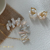 HAERIN Keshi pearl gold necklace - ZEN&CO Studio