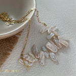 HAERIN Keshi pearl gold necklace - ZEN&CO Studio