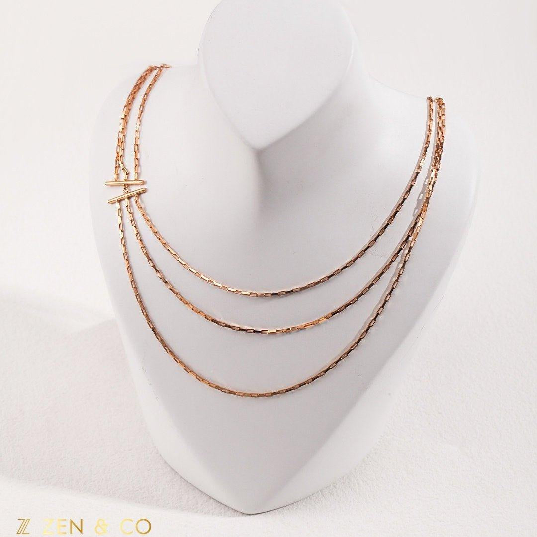 HARPER Minimalist 3 layer stackable necklace - ZEN&CO Studio