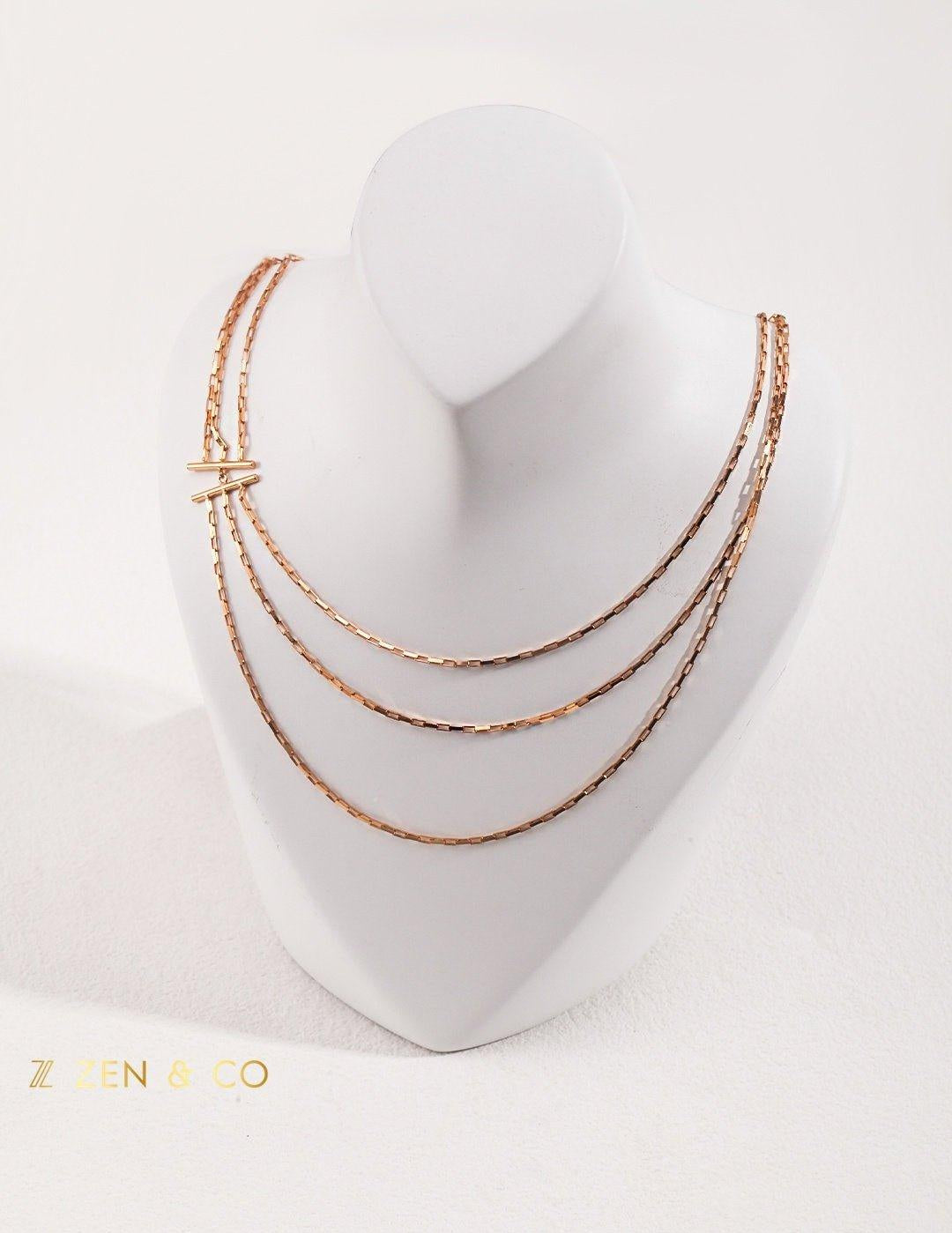 HARPER Minimalist 3 layer stackable necklace - ZEN&CO Studio