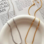 HERRINGBONE Minimalist Herringbone necklace - ZEN&CO Studio