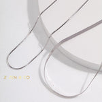 HERRINGBONE Minimalist Herringbone necklace - ZEN&CO Studio