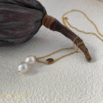 HULU Double Pearl necklace - ZEN&CO Studio