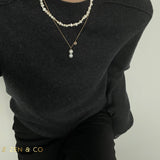 HULU Double Pearl necklace - ZEN&CO Studio