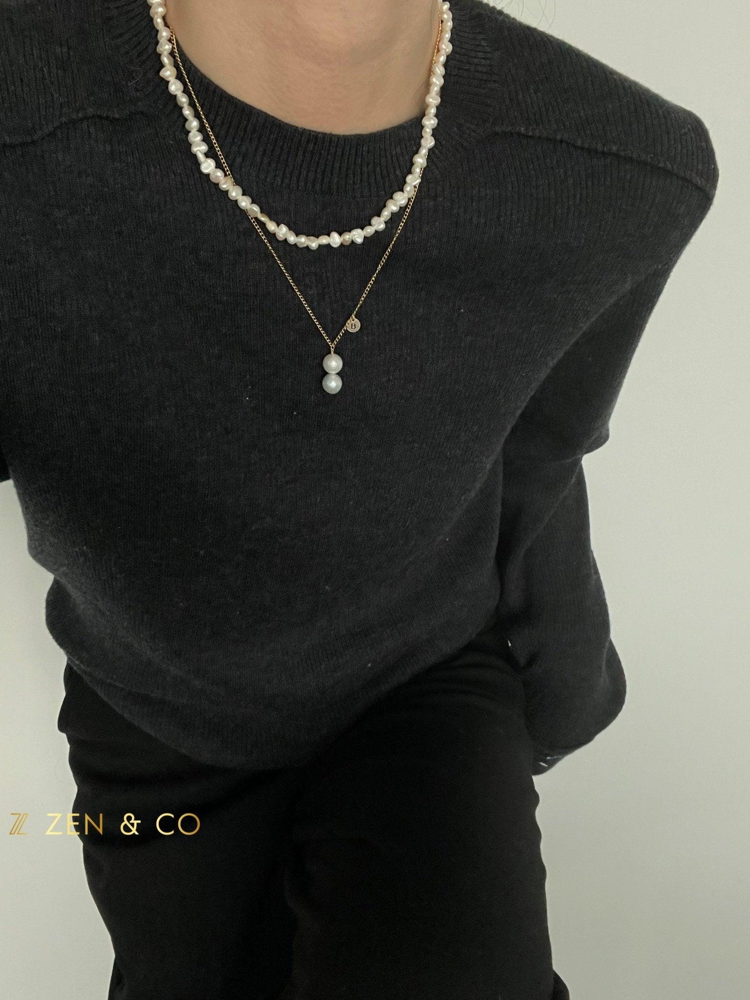 HULU Double Pearl necklace - ZEN&CO Studio