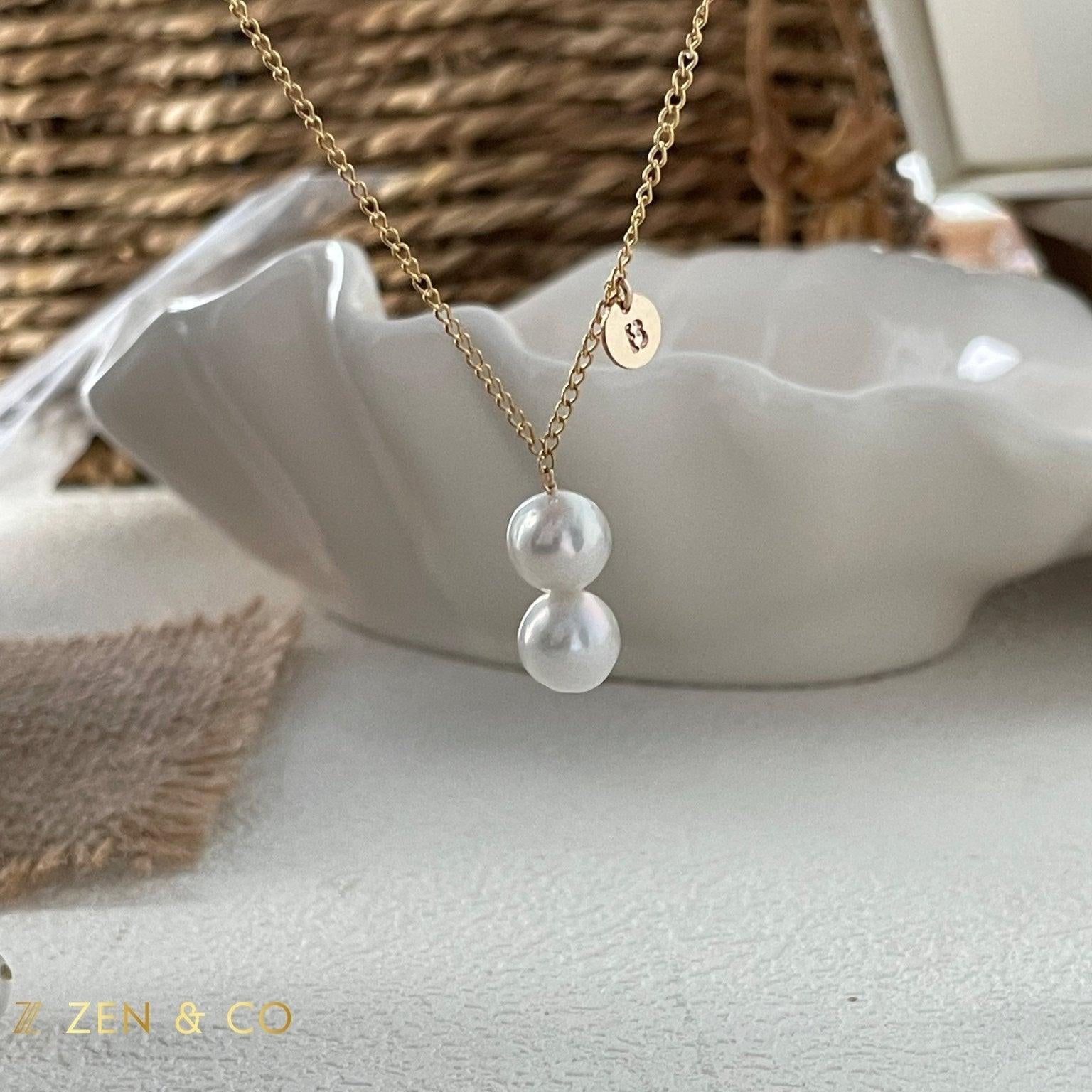 HULU Double Pearl necklace - ZEN&CO Studio