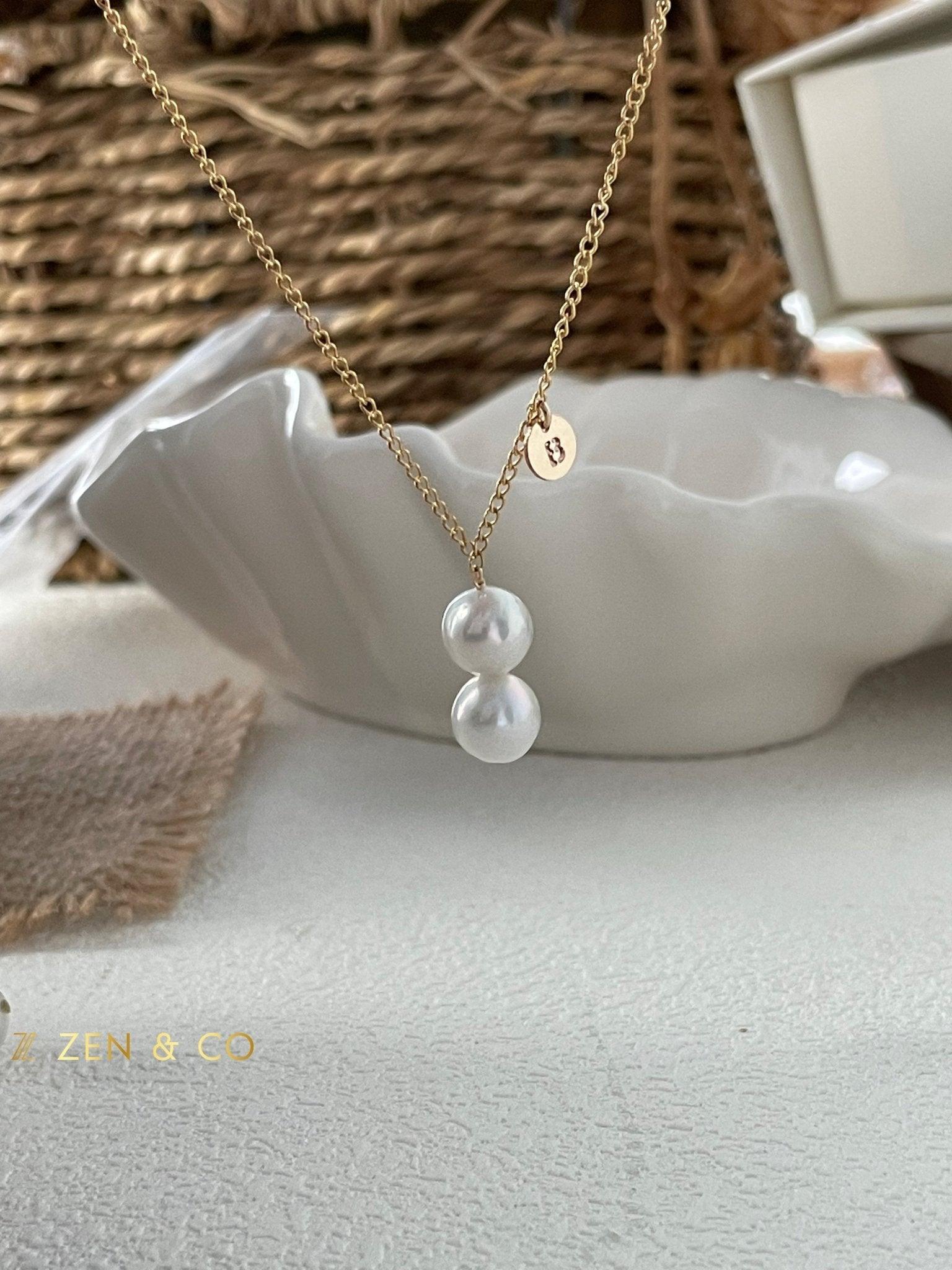 HULU Double Pearl necklace - ZEN&CO Studio