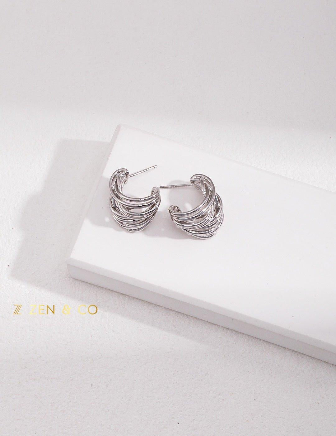 HUNTER Twist layer hoop earrings - ZEN&CO Studio