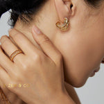 HUNTER Twist layer hoop earrings - ZEN&CO Studio