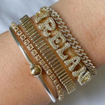 INDIE Personalized Nameplate charm bracelet - ZEN&CO Studio