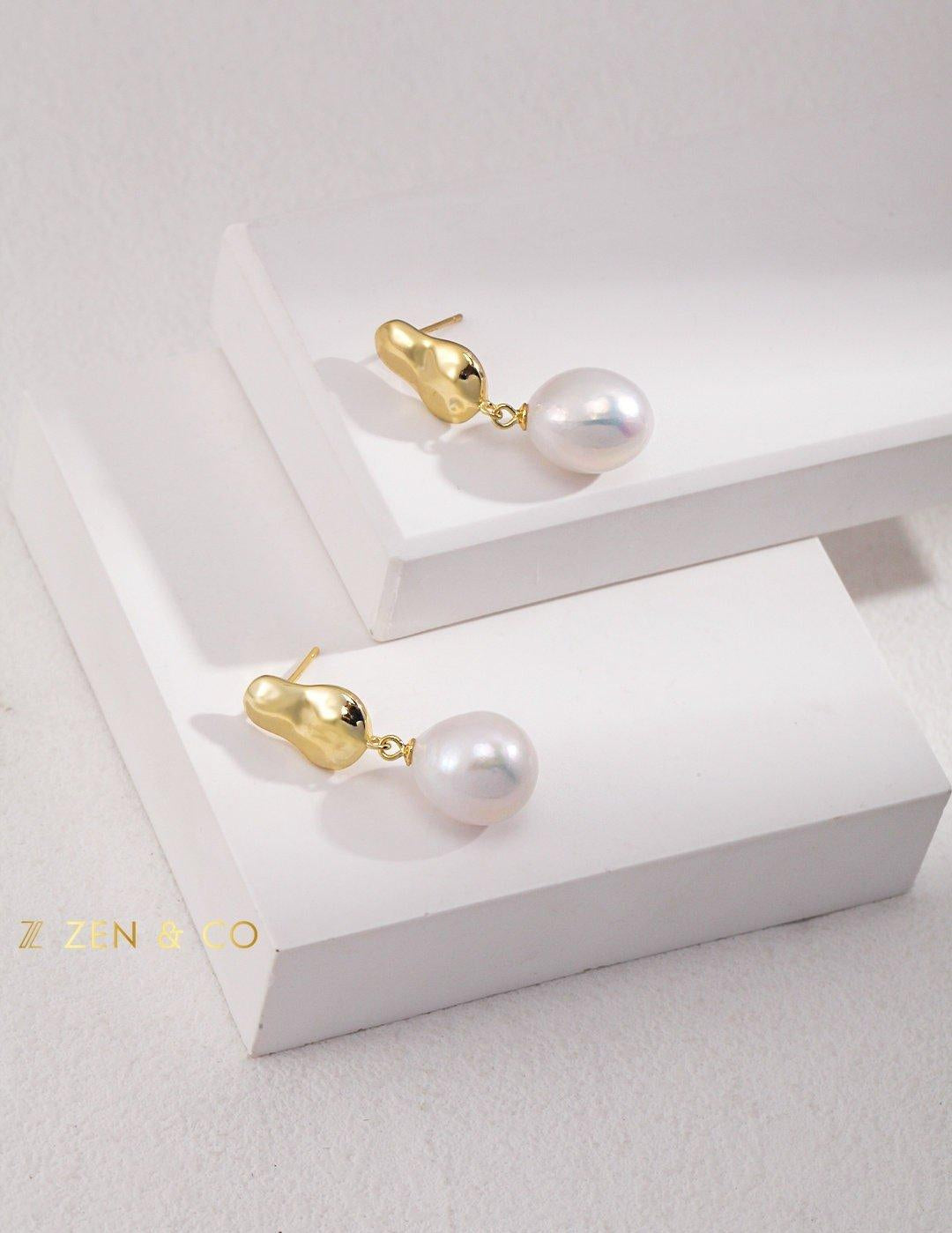 JANE Baroque pearl drop earrings - ZEN&CO Studio