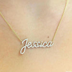 JESSICA Personalized Nameplate Necklace - ZEN&CO Studio