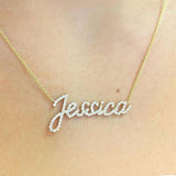 JESSICA Personalized Nameplate Necklace - ZEN&CO Studio