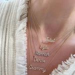 JESSICA Personalized Nameplate Necklace - ZEN&CO Studio