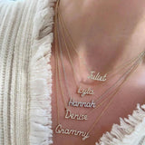 JESSICA Personalized Nameplate Necklace - ZEN&CO Studio