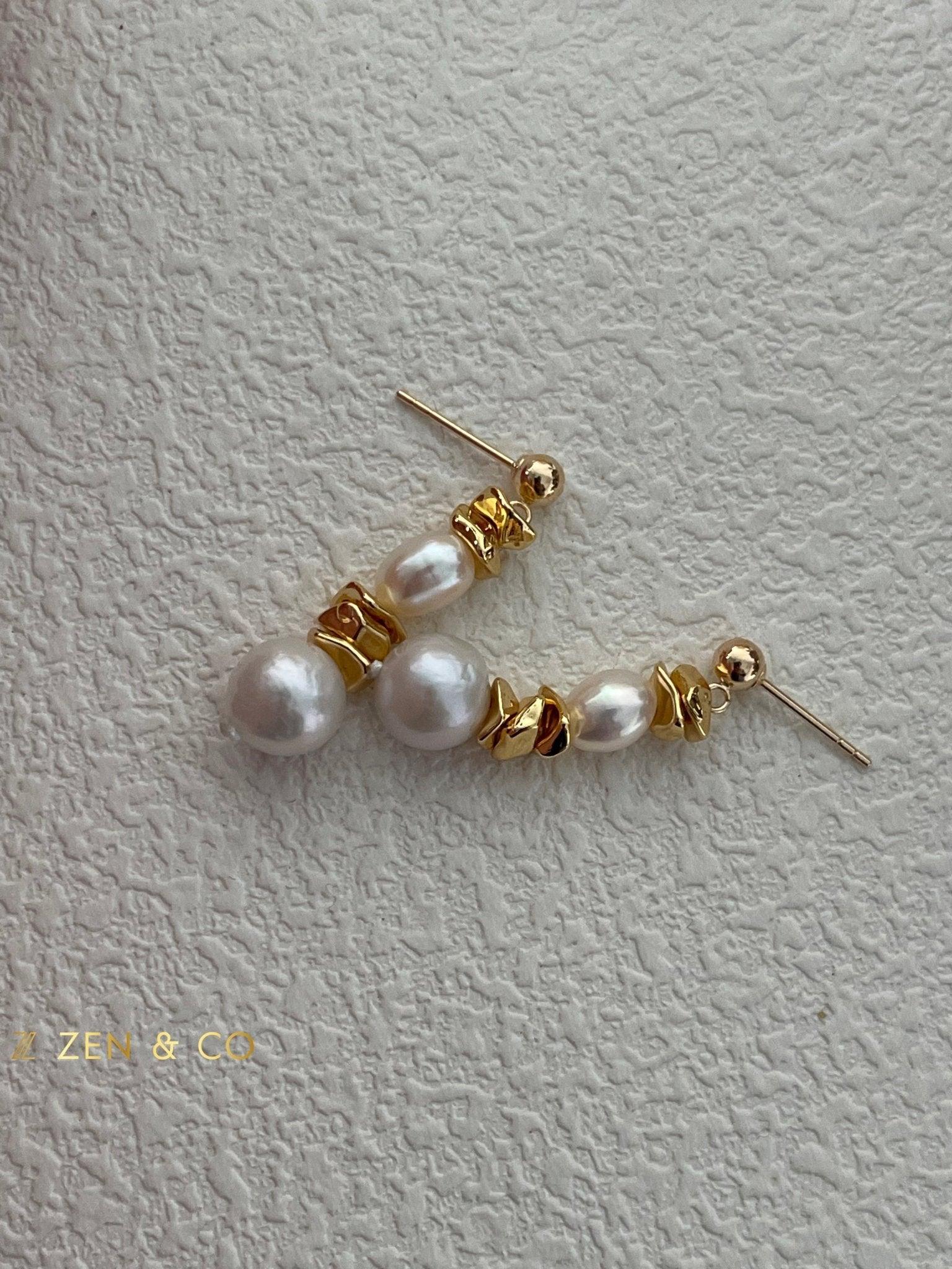 JOLIN Pearl drop earrings - ZEN&CO Studio