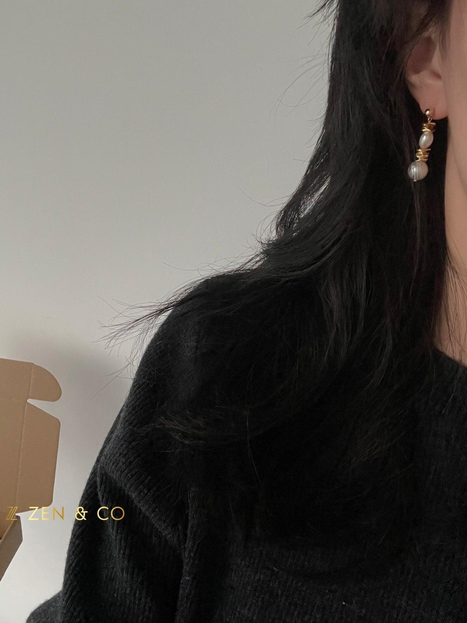 JOLIN Pearl drop earrings - ZEN&CO Studio