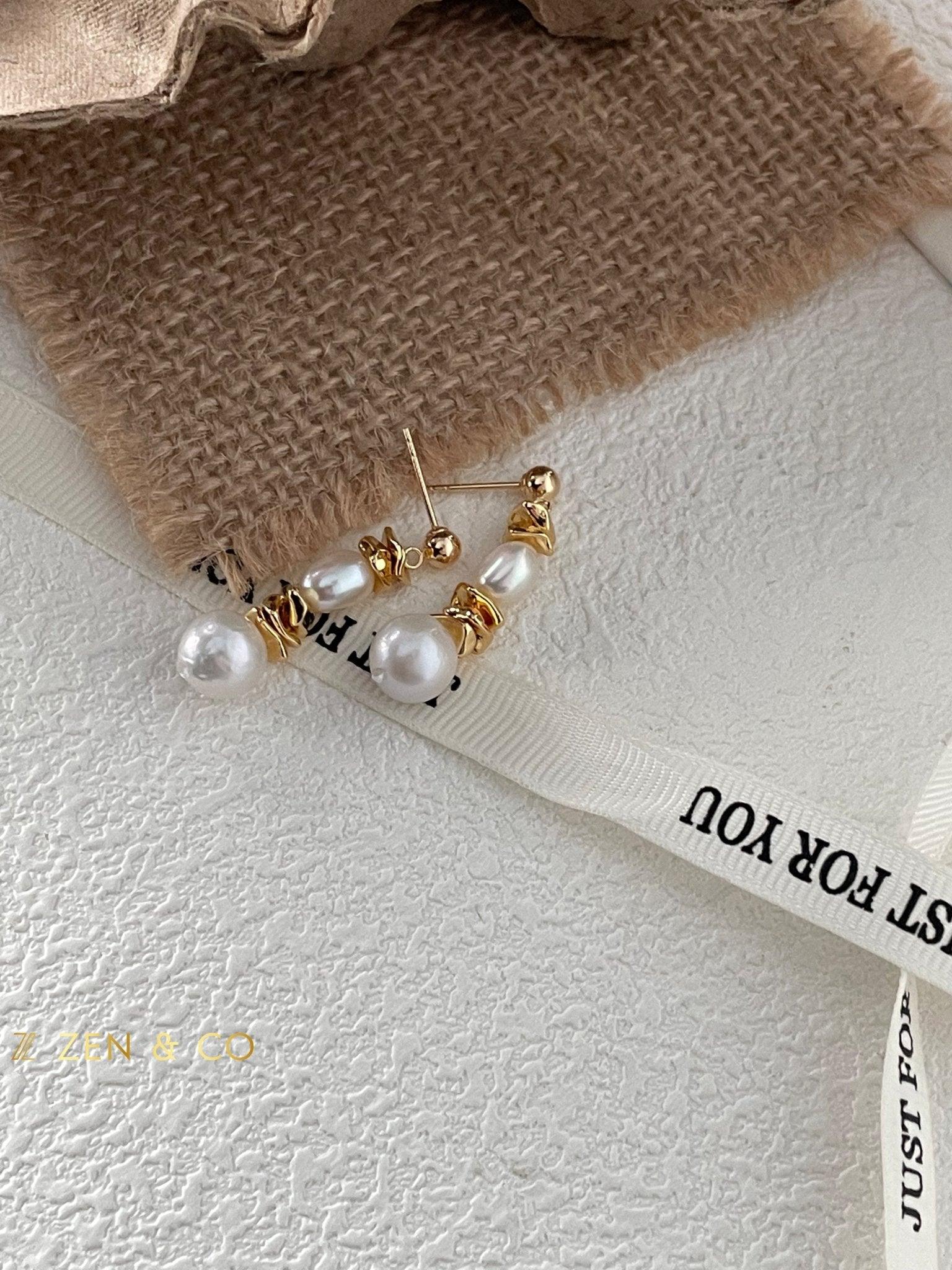 JOLIN Pearl drop earrings - ZEN&CO Studio