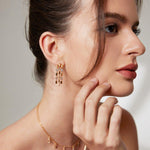 JOY Gold statement dangle earring - ZEN&CO Studio