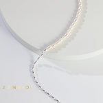 KIERA Pearl choker with gold or silver chain - ZEN&CO Studio