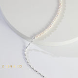 KIERA Pearl choker with gold or silver chain - ZEN&CO Studio