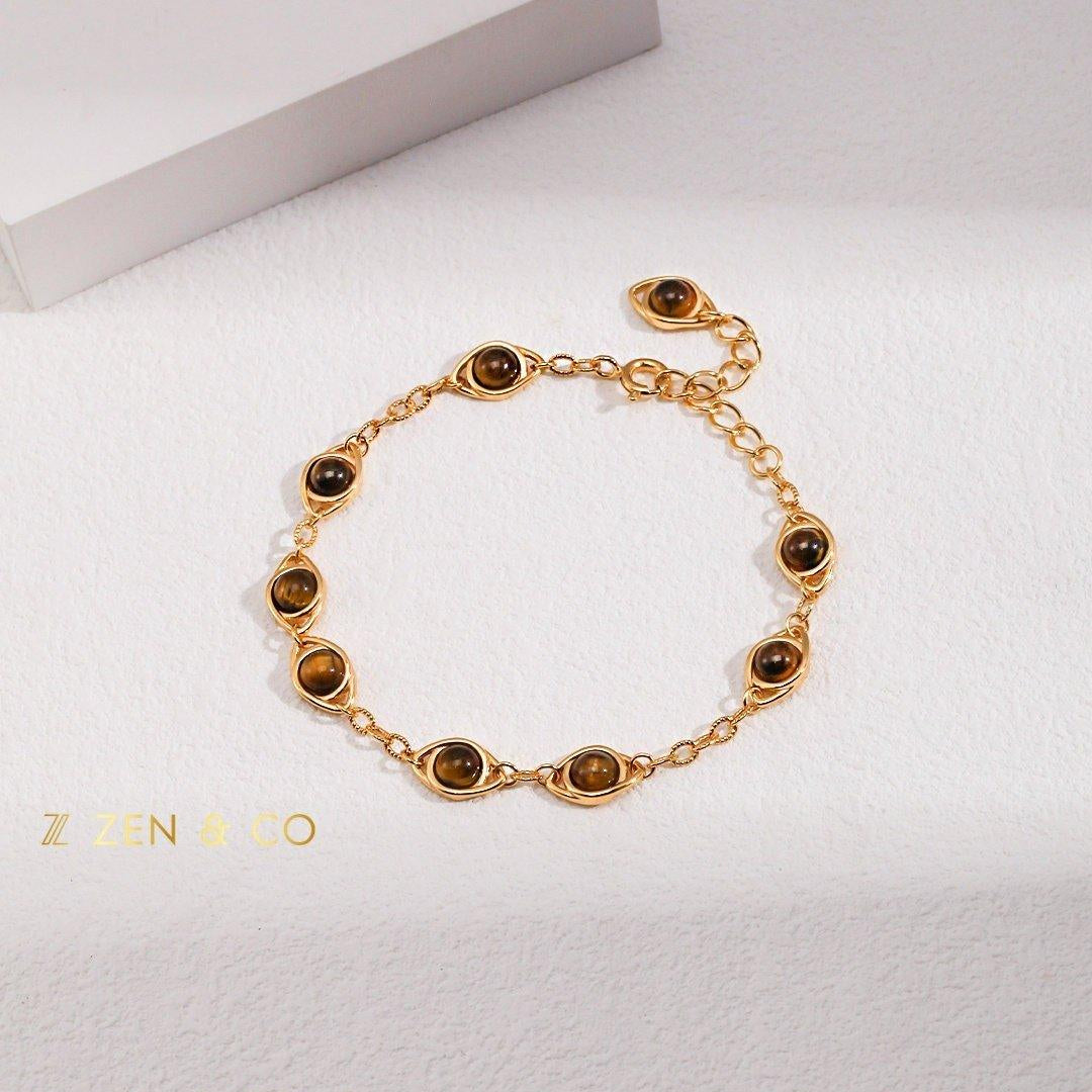 LAVANYA Tiger eye stone friendship bracelet - ZEN&CO Studio