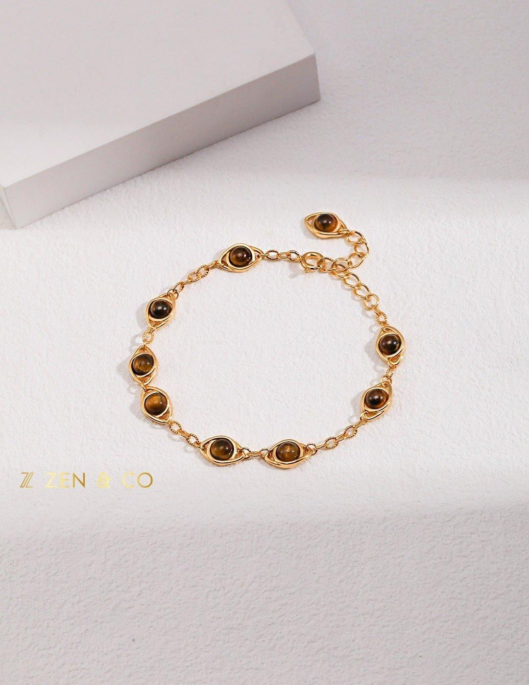 LAVANYA Tiger eye stone friendship bracelet - ZEN&CO Studio