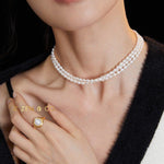 LILIAN Statement 3-layer Pearl necklace - ZEN&CO Studio