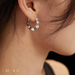 LIV Minimalist hoop earrings - ZEN&CO Studio