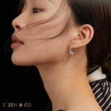 LIV Minimalist hoop earrings - ZEN&CO Studio